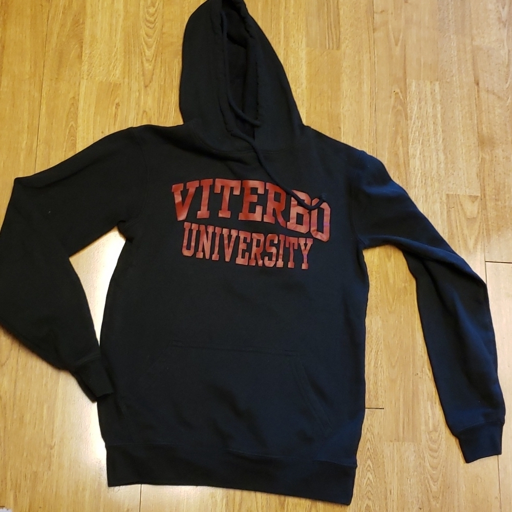 Viterbo University black hoodie XS